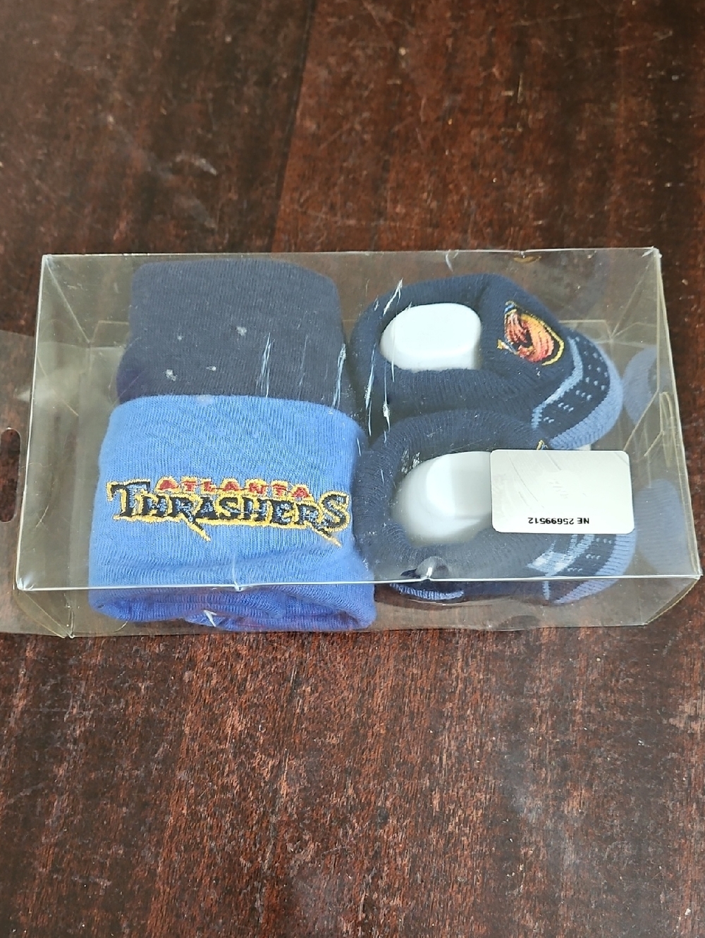 Atlanta, Thrashers, Hockey, Baby Bootie And Hat , Set, Rare, Size 0-3 Month, NHL